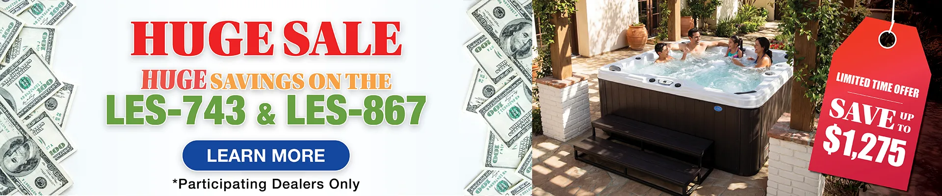 Calspas hot tub being used in a family setting - Remsenburg